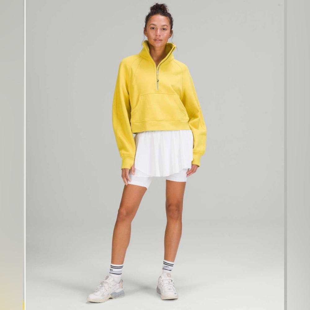 lululemon athletica Yellow Crew Pullover